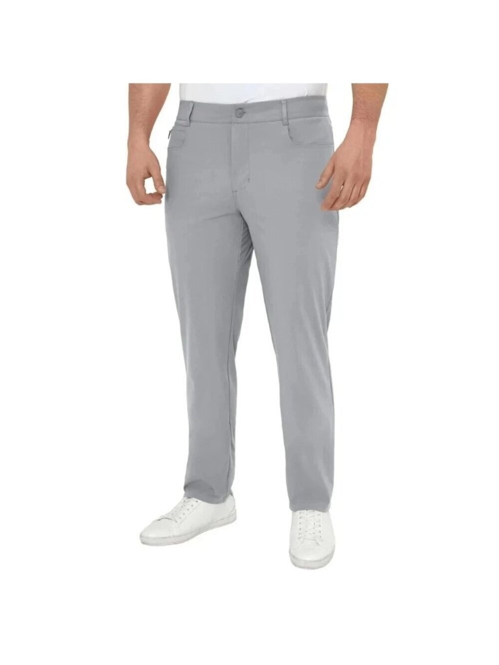NWT Modern Ambition Men’s 32x29 5-Pocket Gray Pants With Stretch & Zip Pocket